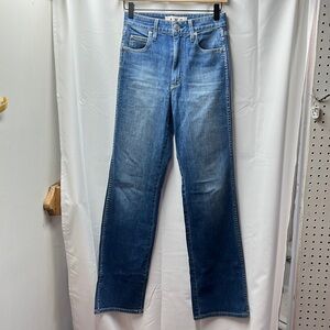 AMO Blue Flare & Wide Leg Jeans